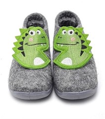 NEW: First Step Barefoot Slippers Dino – Flexible & Non Slip – Size 21-26