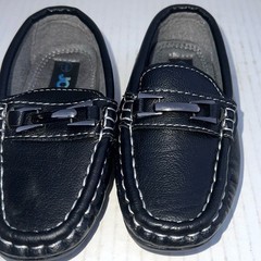 JOSMO Black Leather Bit Loafer Shoes Toddler Kids Size 6