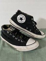 Converse All Star Chuck Taylors Size 6 Junior Black & Camouflage
