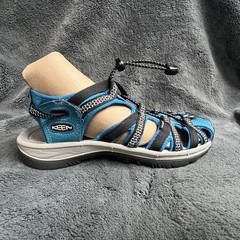 Keen Whisper Blue Black Waterproof Sport Sandals Kids Boys Size 7 1025803