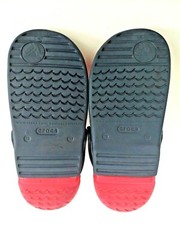 Crocs Electro Flip Kids Size 12 c 13 Navy Red Slides Slingback Thong Sandals