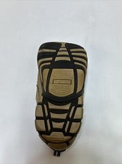 Lands‘ End Youth Tan Jungle Moccasin Moc Pull On Adjustable Closure Size 1M