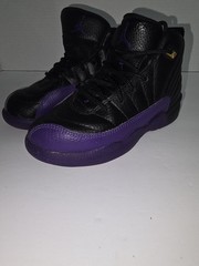 Air Jordan 12 Retro (PS) Black/Field Purple Size 13 c 151186 057