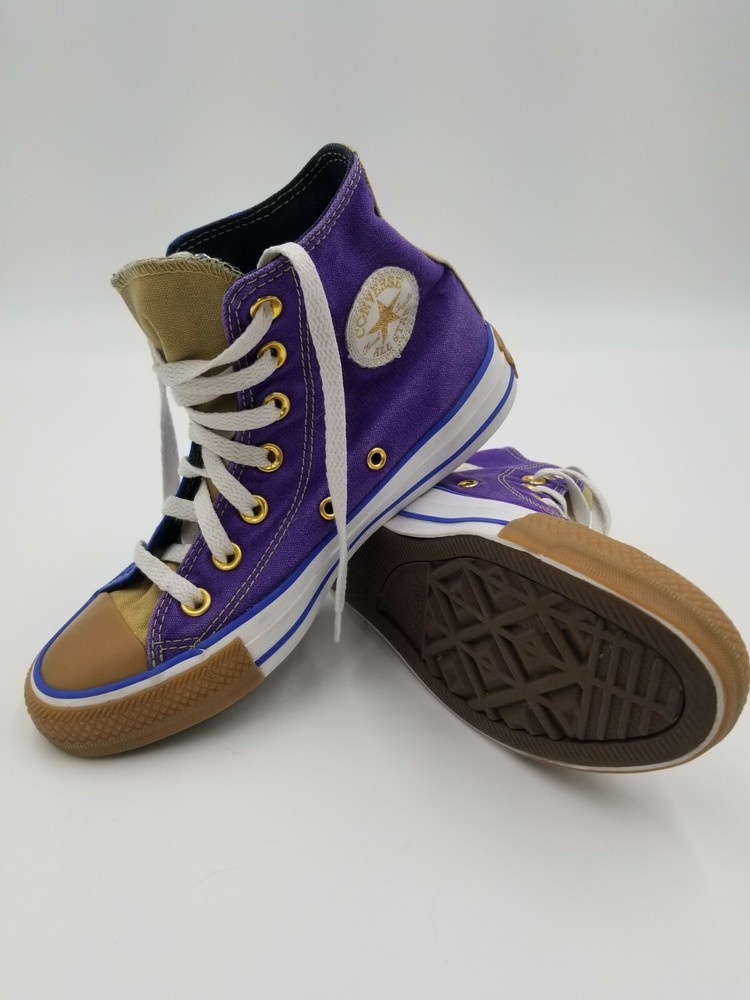 Converse Chuck Taylor Hightop Gold Toe Shoe Unisex Boys 3.5 Girls 5.5