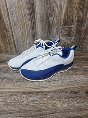NIKE AIR JORDAN CMFT MAX XII 12 GS WHITE SILVER FRENCH BLUE 1 428923-101 7Y 7