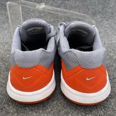 Nike Flex Experience RN 4 GS Grey Orange Youth 7Y Women 8.5 Running Shoes 749807