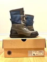 UGG K BUTTE II MATTE size 2 kids snow boots 1102377K K/CHRC