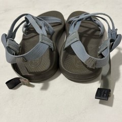 Chaco Kids Light Blue Strappy Hiking Sandals Size 5 Outdoor Travel Granola