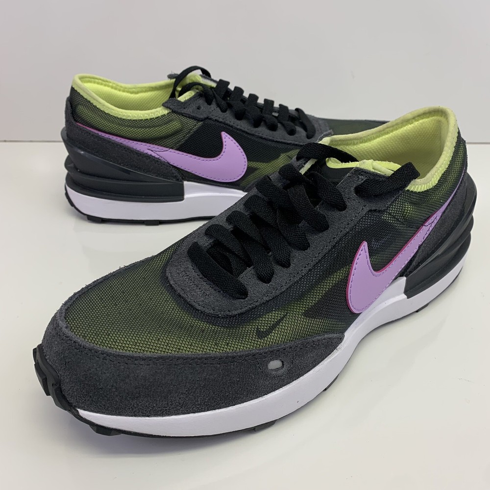 Nike Waffle One off noir/lilac/lemon twist sz 6Y Youth $90 DC0481-002