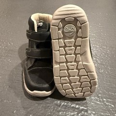 See Kai Run Basics Bootie Black Hook & Loop Kids Size 12