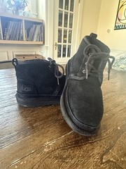 UGG Kids Chukka Boots Black Suede Model 1017320K US 4 EU 36 Uggs
