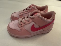 Size 9c (PS) – Nike Dunk Low Triple Pink DH9756-600
