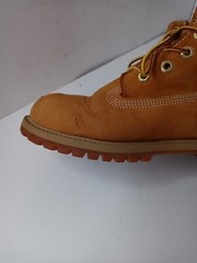 Timberland Boots Size 5.5M Ankle Combat Waterproof Nubuck Leather Lace-Up Tan