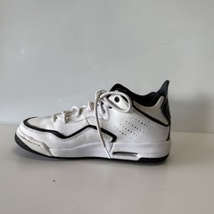 Jordan Air Jordan AR1002-100 White Black Leather Kids Sneaker 4Y EUR 36