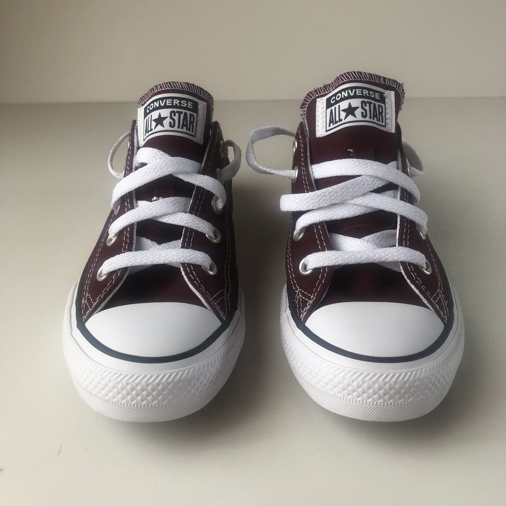 Converse Ox Canvas Sneaker ‚Deep Bordeaux Youth Size 1 – 19.5 CM New