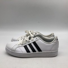 Adidas Neo Baseline Kids Sneakers Shoes AW4299 White Black Size 1.5