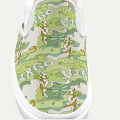 Custom Shoes, Personalized Gifts, Vans Slip-on, Zodiac Sign Virgo, Size 1-13 US