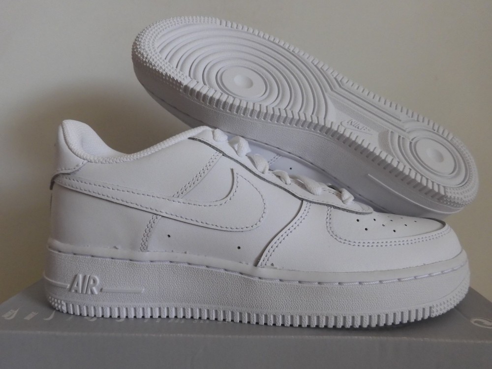 Nike Air Force 1 LE (GS) All White White-White Sz 6Y [DH2920-111]