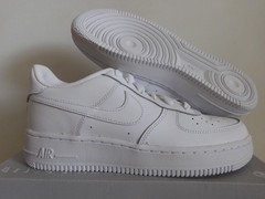 Nike Air Force 1 LE (GS) All White White-White Sz 6Y [DH2920-111]