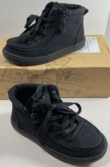 Billy Harmon High Footwear Shoes Full Zip High Top Sneaker Black Kids Size 13M