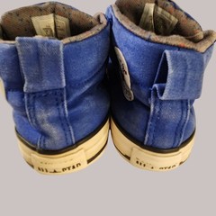 Vintage sneakers Converse All Star Blue High-Top Classic Canvas Youth Shoes
