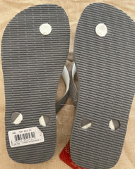 Havaianas Unisex Top Mix Steel Grey Thongs – NWT Size 31/32 – Free Postage