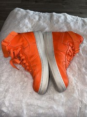 Nike Air Force 1 Mid ’07 LV8 “Just Do It” Total Orange Sneakers Size 7Y Youth