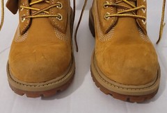 Timberland Boots Youth Size 12.5 M 6 Inch Leather Waterproof Nubuck Ankle…