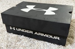 Under Armour UA Pursuit 4 AC Black White Orange Athletic Sneakers 2Y
