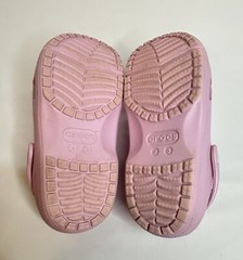 Crocs Clog Iconic Comfort Shoe Pink Size US J 3 Junior 3 Kids Youth Girls