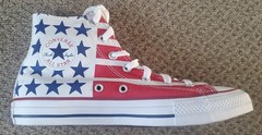 Converse Chuck Taylor All Star High Top USA Flag Sneakers Unisex Junior Size 5