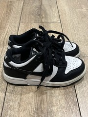 Size 11C Nike Dunk Low Retro White Black Panda Sneakers CW1590-100