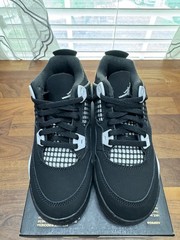 Nike Air Jordan 4 Retro “White Thunder” Size 13C (PS) FV4537-001 No Lid B Grade