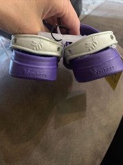 New Joybees Kids Active Clog -Violet/Silver Size C4/C5