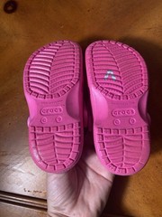 CROCS Little Kids Classic Clogs (8) in Pink