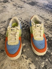 🔥Nike Air Force One LV8 Next Nature GS Hemp Multi Low Top Lace Up Sneakers 6.5Y