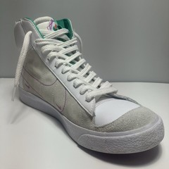 Nike Youth Blazer Mid 77 Dance White Green Pink Shoes Sz 7Y