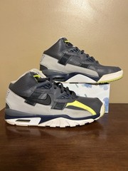 Size 7Y (GS) – Nike Air Trainer SC Mid Dark Grey Navy Volt