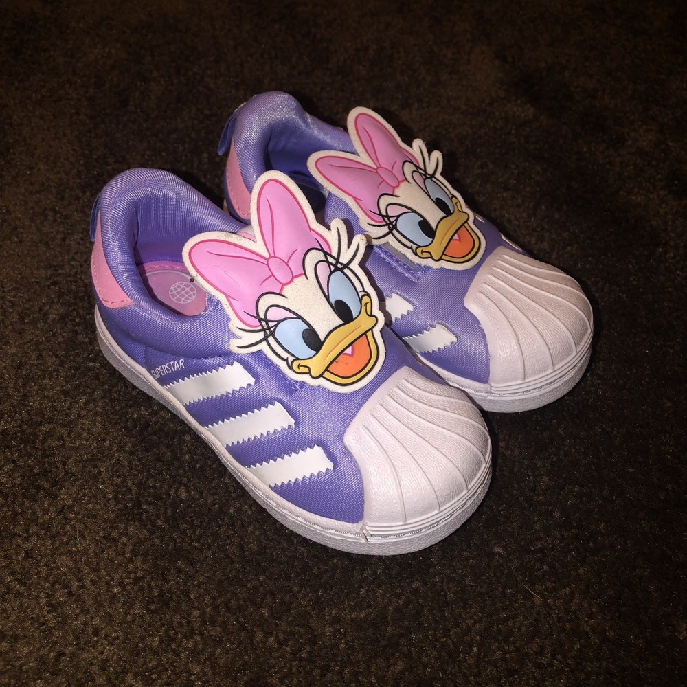 Disney Adidas Superstar 360 I Daisy Duck Child Shoes Size 6K *New