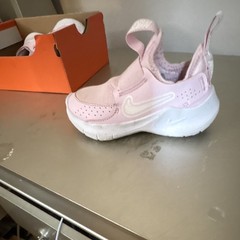 Nike Flex Runner 3 Kids Sneaker Slip-On Low Top Pink/White US 8C FN1449-601