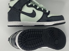 NEW NIKE DUNK HIGH SE PS NBA ALL STAR BARELY GREEN BLACK WHITE MINT SIZE 2Y