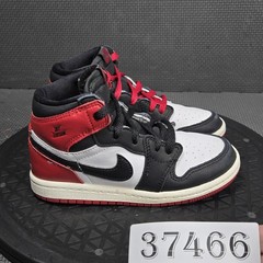 Jordan Sky Jordan 1 Shoes Kids Size 10C White Black Red Sneakers FD1413-106