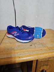 New Balance 680v6 YP680BR6 Unisex Kids Blue Red Lace Up Sneaker Shoes Size 7 M