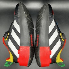 ADIDAS x LEGO Tech RNR Elastic Lace Top Strap Sneakers Black/Red Youth Size 2.5