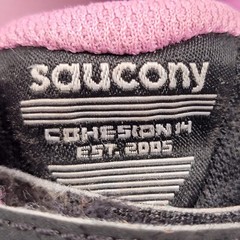 Saucony Cohesion 14 Childs Size 3.5 US / 35 Blue Pink Running Sneakers Shoes