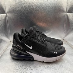 Size 5Y Nike Air Max 270 (GS) Black White Mens Running Sneakers 943345-001