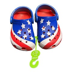 Crocs Classic American Flag Patriotic Children’s Clog Size US C5 EUR 20-21