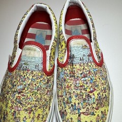 Vans Where’s Waldo Classic Slip-On Kids Size 3