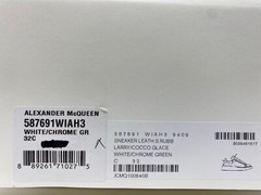 Alexander McQueen Designer Sneakers Shoes Kids Children Size 1 (32) $320 White