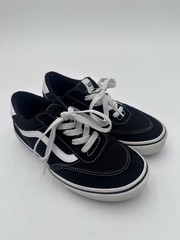 Vans Kids Size 4 Shoes Black And White